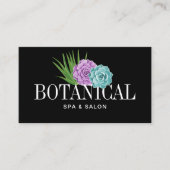 ボタニカル多肉質アロエベラ自然サロン&スパ 名刺 (正面)