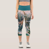 ボタニカル島 カプリレギンス (正面)