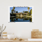 ボタニカル建物ライリーポンド ポスター (キッチン)