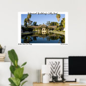 ボタニカル建物ライリーポンド ポスター (ホームオフィス)