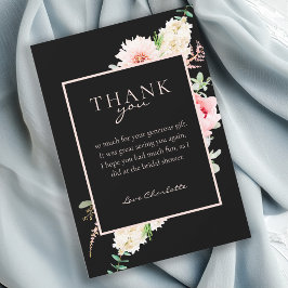 ボタニカル春ブライダルシャワー「ありがとう!」 招待状