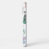 ボタニカル柄 パステルカラー iPhoneケース (左側面)