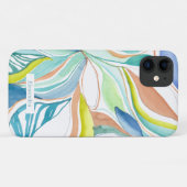 ボタニカル水彩アブストラクト カスタムスマホケース Case-Mate iPhoneケース (裏面(横))