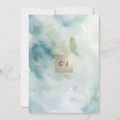 ボタニカル水彩オーダーメイドウェディング招待状 招待状 (裏面)