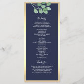 ボタニカル海軍ブルー結婚ズ プログラム (裏面)