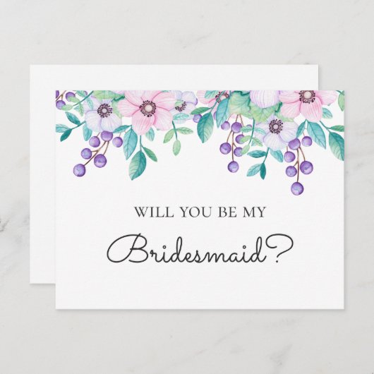 ボタニカル私の花嫁のメイドになるわ。フローラ園 ポストカード (正面/裏面)