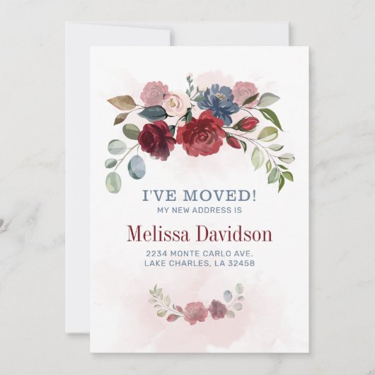 ボタニカル私はフローラニューホームを移動 案内状 (正面)