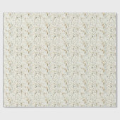 ボタニカル素朴クリスマスホリデー ラッピングペーパー (フラット)