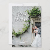 ボタニカル縁どス・クリスマス写真 シーズンカード (正面)