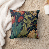 ボタニカル装飾用クッション – モリス クッション (ブランケット)