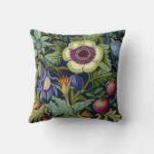 ボタニカル装飾用クッション – 情熱 クッション (裏面)