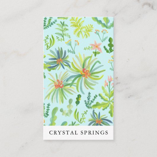 ボタニカル造園ガーデニングプラントシモダンック 名刺 (正面)