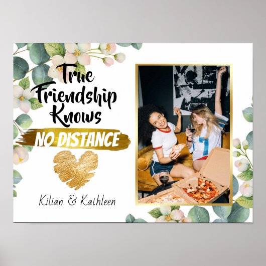 ボタニカル遠くにゴー友情の距離写真 ポスター (正面)