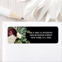 ボタニカル開花カントリーバラブルガンディーブラック