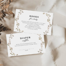 ボタニカル離れブックリクエストエンクロージャカード