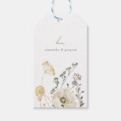 ボタニカル ウェディング サンクス タグ (正面)