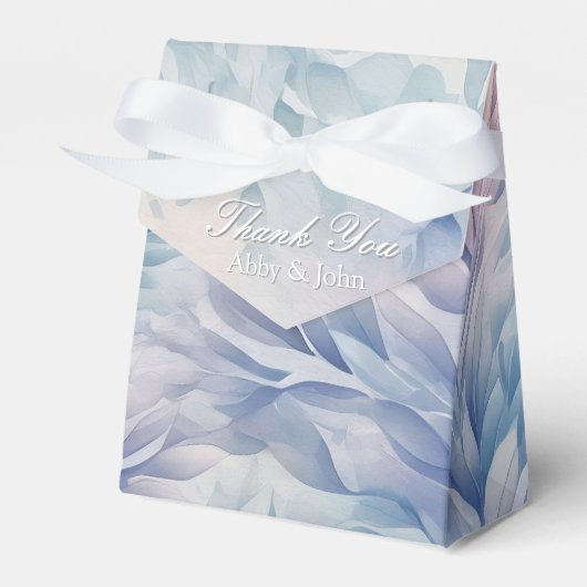 ボタニカル・エレガンス・イラスト・サンクス・ギフトボックス フェイバーボックス (正面サイド)