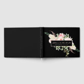 ボタニカル スプリング ブライダル シャワー ゲストブック (全面)