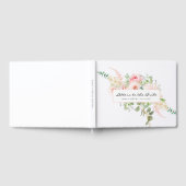ボタニカル スプリング ブライダル シャワー ゲストブック (全面)