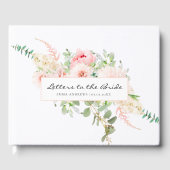 ボタニカル スプリング ブライダル シャワー ゲストブック (正面)