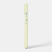 ボタニカル デイジー 花 黄色 iPhone 15ケース (左側面)