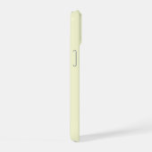 ボタニカル デイジー 花 黄色 iPhone 15ケース (右側面)