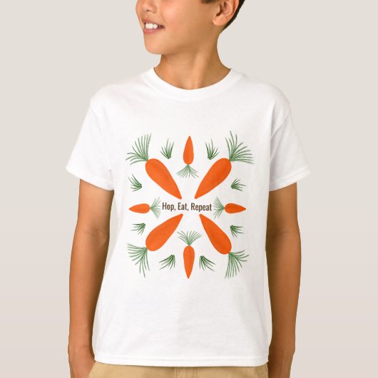 ボタニカル・ニンジン・コレクション Tシャツ (正面)