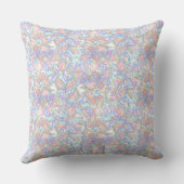 ボタニカル/パステルカラー/抽象芸術/フローラ クッション (裏面)