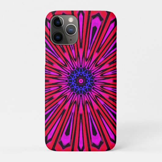 ボタニカル フローラル マンダラ Case-Mate iPhoneケース (裏)
