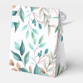 ボタニカル ブランチ 水彩画のテーマ 明るい色 フェイバーボックス (裏面サイド)