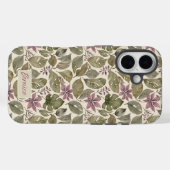 ボタニカル マーブル&セージ リーフ Case-Mate iPhoneケース (裏面 (横))