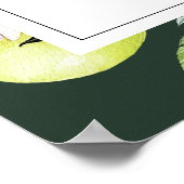 ボタニカル レモンメイン スクイーズ ブライダル シャワー ポスター (角)