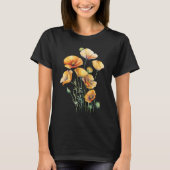 ボタニカル・ワイルドフラワー Tシャツ (正面)