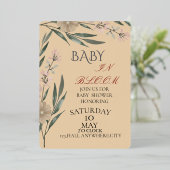 ボタニカル 箔招待状 (立ち正面)