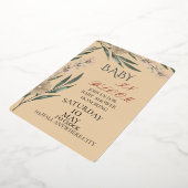 ボタニカル 箔招待状 (回転した状態)