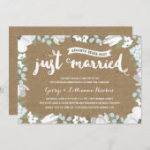 ボタニカル | 結婚70周年パーティー 招待状 (正面/裏面)