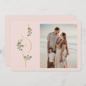 ボタニカルJOYクリスマスカード シーズンカード (正面/裏面)