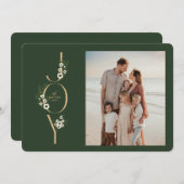 ボタニカルJOYクリスマスカード シーズンカード (正面/裏面)