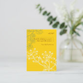 ボタニカ（ファーングリーン）ウェディングRSVPカード エンクロージャーカード (スタンド正面)