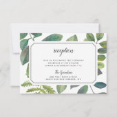 ボタニカ レセプション 封入カード 招待状 (正面)