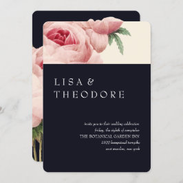 ボタニカ | Blue Vintage Wedding 招待状