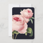 ボタニカ | Blue Vintage Wedding RSVPの食事オプション 招待状 (裏面)