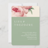 ボタニカ | Sage Vintage Wedding 招待状 (正面)