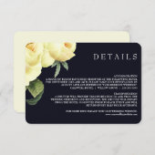 ボタニカ | Yellow Blue Vintage Wedding詳細 招待状 (正面/裏面)