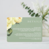 ボタニカ | Yellow Sage Vintage Wedding詳細 招待状 (スタンド正面)