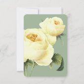 ボタニカ | Yellow sage Wedding RSVP meal option 招待状 (裏面)