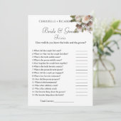 ボタニカlbrideトリビアブライダルシャワーゲームカード 案内状 (スタンド正面)