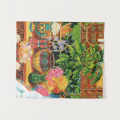 ボタニストキャットバイルイワーイン タペストリー (正面(横))