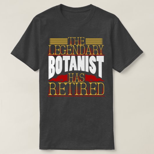 ボタニストペンションリタイア Tシャツ (デザイン正面)