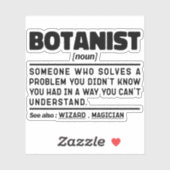 ボタニスト名詞定義ボタニープラントラバークール シール (シート)